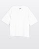 Футболка свободного кроя oversize белого цвета 