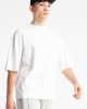Футболка свободного кроя oversize белого цвета 