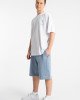 Футболка oversize с принтом на спине белого цвета 